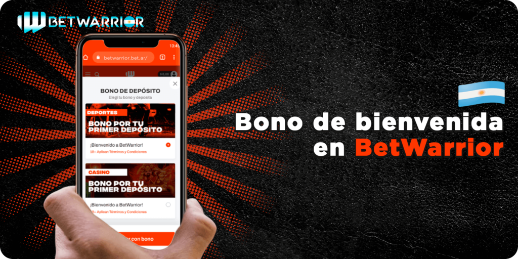 Bono de bienvenida en BetWarrior