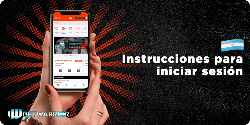 Instrucciones para iniciar sesión